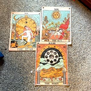 3pc Tarot Tapestries Set